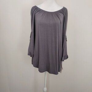 Camille & Co Off Shoulder Ruffle Sleeve Top NWT